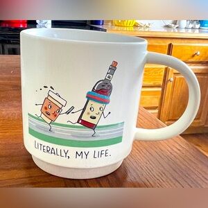 Hallmark Coffee and Wine Relay Coffee Mug, 16oz